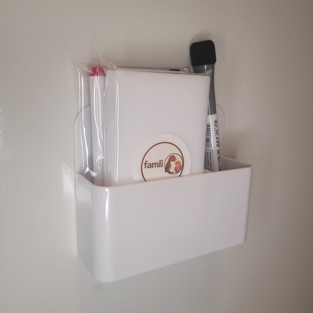 Magnetisk Pennhållare till FamliBoard - vit - Famli Board